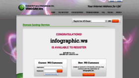 What Infographic.ws website looked like in 2020 (4 years ago)