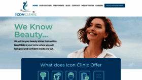 What Iconclinic.ae website looked like in 2020 (4 years ago)