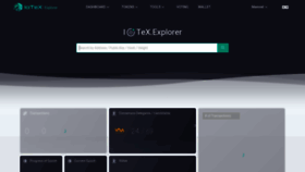 What Iotexscan.io website looked like in 2020 (4 years ago)