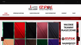 What Izpol.pl website looked like in 2020 (4 years ago)