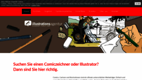 What Illustrationsagentur.com website looked like in 2020 (4 years ago)
