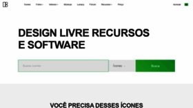 What Icons8.com.br website looked like in 2020 (4 years ago)