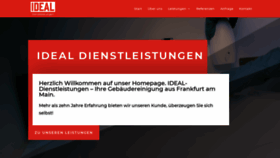 What Ideal-dienstleistungen.de website looked like in 2020 (4 years ago)