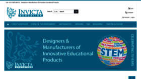 What Invictaeducationshop.com website looked like in 2020 (4 years ago)