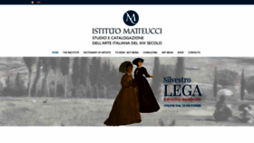 What Istitutomatteucci.it website looked like in 2020 (4 years ago)