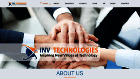 What Invtechnologies.in website looked like in 2020 (5 years ago)