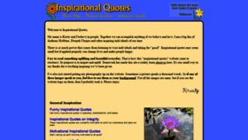 What Inspirational-quotes.us website looked like in 2020 (4 years ago)