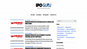 What Ipoguru.in website looked like in 2020 (4 years ago)
