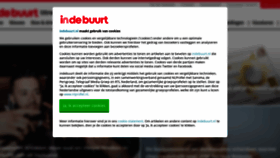 What Indebuurt.nl website looked like in 2020 (4 years ago)