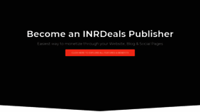 What Inr.deals website looked like in 2020 (4 years ago)