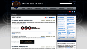 What Insidetheleague.com website looked like in 2020 (4 years ago)