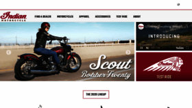 What Indianmotorcycle.in website looked like in 2020 (4 years ago)