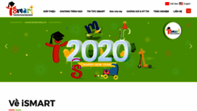 What Ismart.edu.vn website looked like in 2020 (4 years ago)