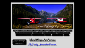 What Islandwings.com website looked like in 2020 (4 years ago)
