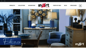 What Inart.com website looked like in 2020 (4 years ago)
