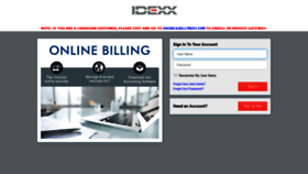 What Idexx.billtrust.com website looked like in 2020 (4 years ago)