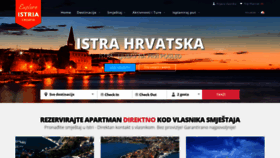 What Istra-apartmani.hr website looked like in 2020 (4 years ago)