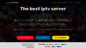 What Iptvfree.vip website looked like in 2020 (4 years ago)