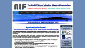 What Ifrec-sign-winterschool.org website looked like in 2020 (4 years ago)
