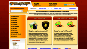 What Icone-gif.com website looked like in 2020 (4 years ago)