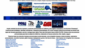 What Impresoscalifornia.com website looked like in 2020 (4 years ago)
