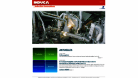 What Induga.de website looked like in 2020 (4 years ago)