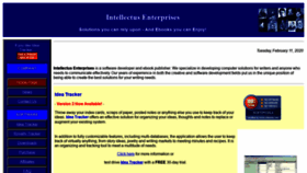 What Intellectusenterprises.com website looked like in 2020 (4 years ago)