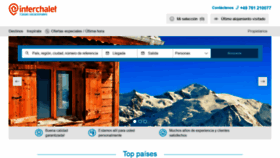 What Interchalet.es website looked like in 2020 (4 years ago)