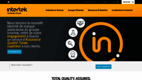 What Intertek-france.com website looked like in 2020 (4 years ago)