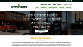 What Iowacorn.org website looked like in 2020 (4 years ago)