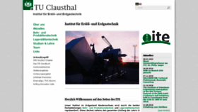 What Ite.tu-clausthal.de website looked like in 2020 (4 years ago)