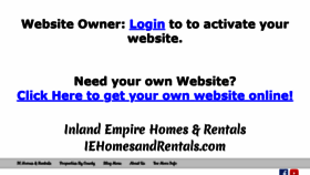 What Iehomesandrentals.com website looked like in 2020 (4 years ago)