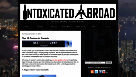 What Intoxicatedabroad.com website looked like in 2020 (4 years ago)