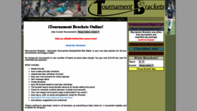 What Itournamentbrackets.com website looked like in 2020 (4 years ago)