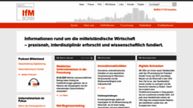 What Ifm-bonn.org website looked like in 2020 (4 years ago)