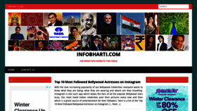 What Infobharti.com website looked like in 2020 (4 years ago)