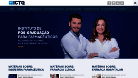 What Ictq.com.br website looked like in 2020 (6 years ago)
