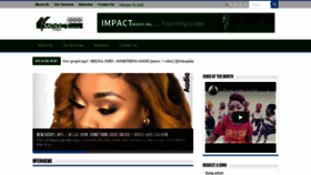 What Impactradio.ng website looked like in 2020 (4 years ago)