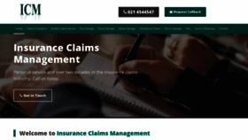 What Insuranceclaimsmanagement.ie website looked like in 2020 (4 years ago)