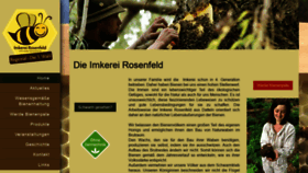 What Imkerei-rosenfeld.de website looked like in 2020 (4 years ago)