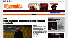 What Ilromanista.eu website looked like in 2020 (4 years ago)