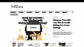What Infofinance.vn website looked like in 2020 (4 years ago)