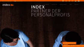 What Index.de website looked like in 2020 (4 years ago)