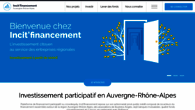 What Incit-financement.fr website looked like in 2020 (4 years ago)
