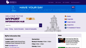 What Ithelp.port.ac.uk website looked like in 2020 (4 years ago)