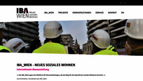 What Iba-wien.at website looked like in 2020 (4 years ago)