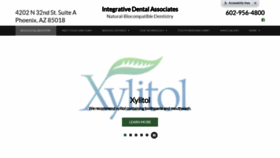 What Integrativedental.com website looked like in 2020 (4 years ago)