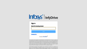 What Infydrive.infosys.com website looked like in 2020 (4 years ago)