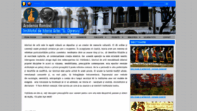 What Istoria-artei.ro website looked like in 2020 (4 years ago)