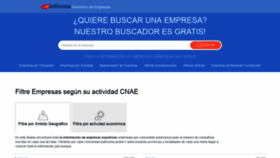 What Informacion-empresas.com website looked like in 2020 (4 years ago)